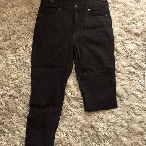 American Eagle Black Mom Jeans Size 14 Regular (Like New)